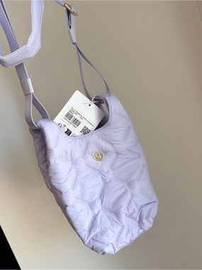 NWT Lululemon Quilty Pleasures Phone Lavender Crossbody Bag